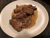 Pollo 🍗 con salsa de nueces